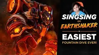 SingSing on EarthShaker! Most Easy Fountain Dive Ever! - Dota 2 Offlane Gameplay