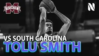 Tolu Smith Mississippi State Bulldogs 21 Points vs South Carolina Gamecocks