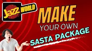 jazz ka sasta treen package khud create kro, how to make your own bundle on jazz world