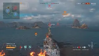 World of Warships: Legends north Carolina and Nelson Tag Team against all