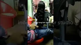 Long hairplay and hairjob 