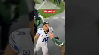 Amon-Ra St. Brown had the perfect response to a 