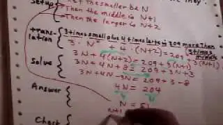 Consecutive Integer Word Problems
