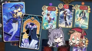 All you need for good damage is Layla and Ocean-Hued Clam | Genshin Impact TCG