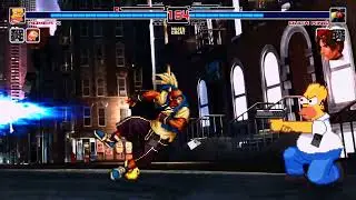 [Mugen GAME] HD Peter, Homero, Evil Homero Vs Kyo, Duck King, Iori