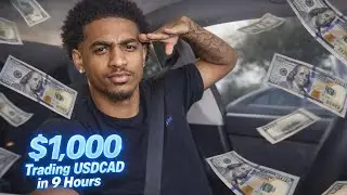 Live Trading USDCAD!!! Cooking The Markets at 23 y/o