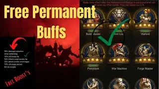 War and Order Free Permanent Buffs