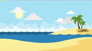 Simple Beach - Background Loop - Full HD - Free to Use