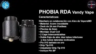 🔶 Unboxing PHOBIA RDA de Vandy Vape
