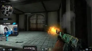 SHROUD INSANE CS:GO 1v3 Crucial clutch!