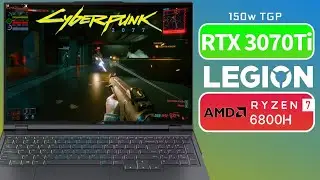 Cyberpunk 2077 | Legion 5 Pro 2022 (RTX 3070 Ti  + Ryzen 6800H)