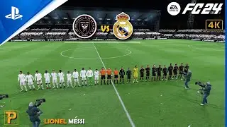 EA Sports FC 24 💥 HIGHLIGHTS: INTER MIAMI vs Real Madrid 💥PS4 Pro Gameplay 4K  