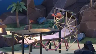 Will it have a perfect landing [Poly Bridge 2]