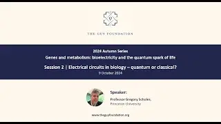 Gregory Scholes (2024) Electrical circuits in biology – quantum or classical?