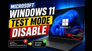 Microsoft Windows Test Mode Disable