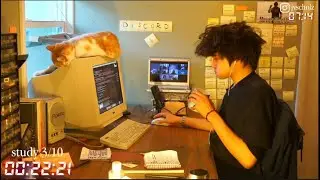 study with me live pomodoro | 12 hours