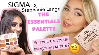 SIGMA x Stephanie Lange THE ESSENTIALS PALETTE | Review | Swatches| Tutorial (s)
