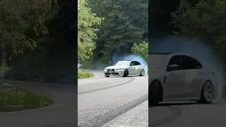 G80 M3 going crazy on a tight mountain road #drift #bmw #m3
