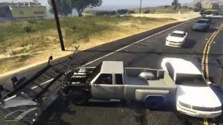 GTA V - PART 14 - Trailer acrobatics -  Crimson and friends