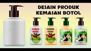 TUTORIAL PHOTOSOP |  MEMBUAT DESAIN MOCKUP DALAM KEMASAN BOTOL SECARA PROFESIONAL