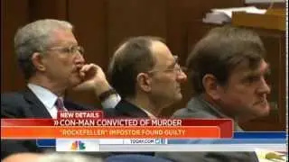 Fake Rockefeller convicted of murder