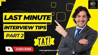 LAST MINUTE INTERVIEW TIPS PART 2 || #interviewtips  #interview  #interviews #watchnow  #jobs