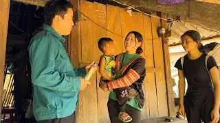 Judas completed the floor and materials. The single mother was happy to receive the bible from Judas