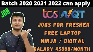 TCS Mass Hiring 2022 for Ninja | Direct Offer Letter |  TCS off campus drive for 2022 batch
