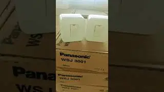 saklar 1 gang merek Panasonic tipe wsj 3001 stok masih bnyak#shorts