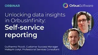 Unlocking Data Insights with OrbusInfinity - A Guide to Self Service Reporting