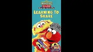 Opening and Closing to Sesame Street: Kids' Guide to Life: Learning to Share 1996 VHS (1998 Reprint)
