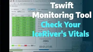 Tswift IceRiver Monitoring Tool