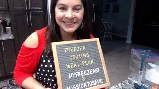 Easy Freezer Cooking Meal Plan Demo