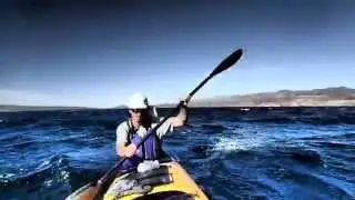 Druce Paddling Lake Mohave - 11 February 2015