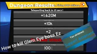 HOW TO BEAT GLEM EYES EASY IN ANIME FIGHTING SIMULATOR