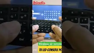 Wireless air mouse with keyboard 