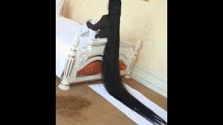 Combing Floor Lenght Long Hair