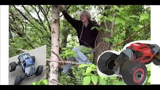 хозяева запускают игрушечную машинку и вертолет /// Что-то пошло не по плану ???