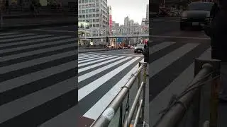 Tesla model Y in Shinjuku, Japan. Tokyo drive 2023