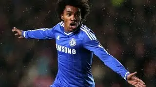 Победный гол Виллиана со штрафного в ворота Динамо Киева|Willian vs Dinamo Kiev