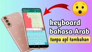 How to activate the Arabic keyboard without additional applications