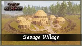 HOW TO BUILD A SAVAGE VILLAGE [SPEED BUILD] - CONAN EXILES