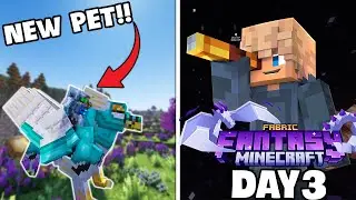 Fantasy RPG Minecraft Modpack | DAY 3 | NEW GRIFFIN | EXPLORING | WARDEN BATTLE!!