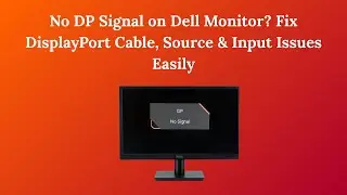No DP Signal on Dell Monitor? Fix DisplayPort Cable, Source & Input Issues Easily