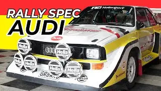 🏅Blast From The Past! Steve Cox's Audi Quattro Tribute | HALTECH HEROES