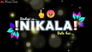 Dagebaaz👿Insaanon ko Dimaag se nhi Zindagi se Nikaala Jata hai ||Whatsap status||vabby status 2021