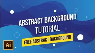 Tutorial Membuat Modern Abstract Background di Adobe Illustrator | FREE Abstract Background
