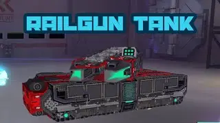 RAILGUN TANK SHOWCASE | Blocky Cars Online