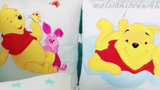 Бортики в кроватку с героями Дисней