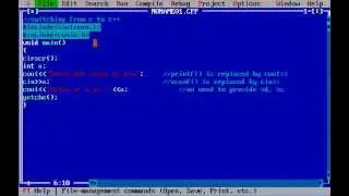 C/C++ Programming for beginners in turbo C++ Tutorial-5: converting c program to c++ program